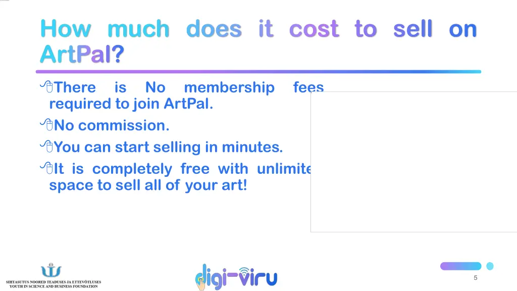 how much does it cost to sell on artpal