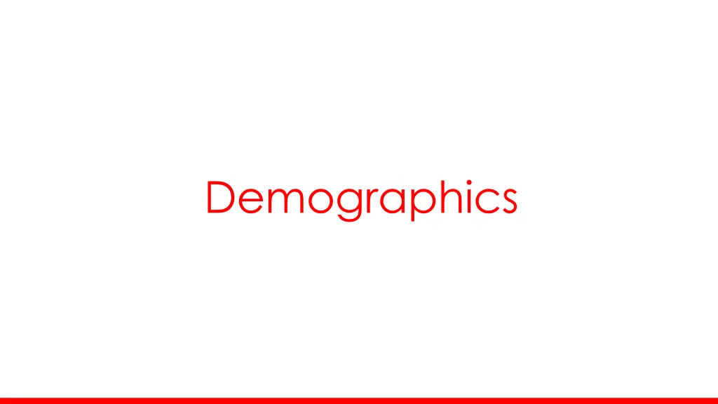 demographics