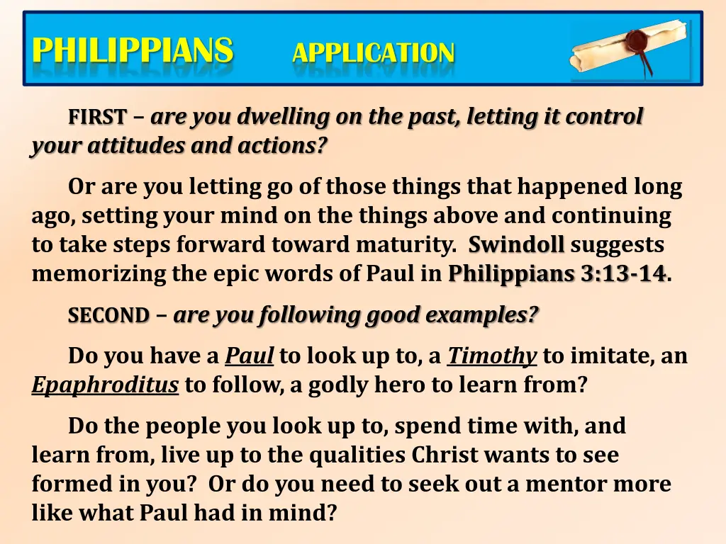 philippians application 1