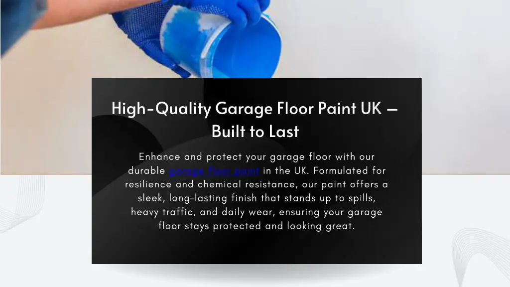 high quality garage floor paint uk built to last