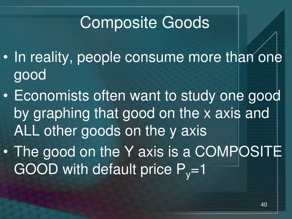 composite goods