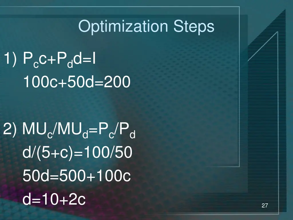 optimization steps 3