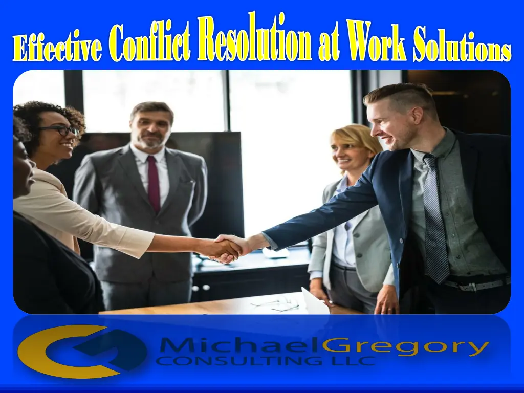 effective conflict resolution at work solutions 1