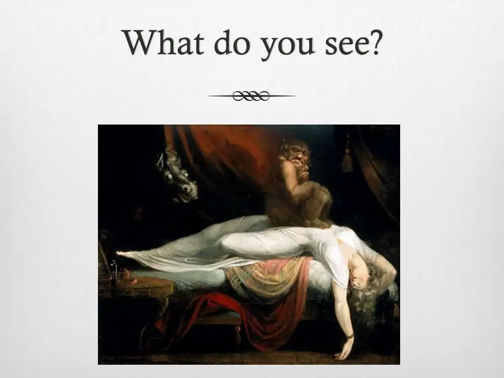 what do you see