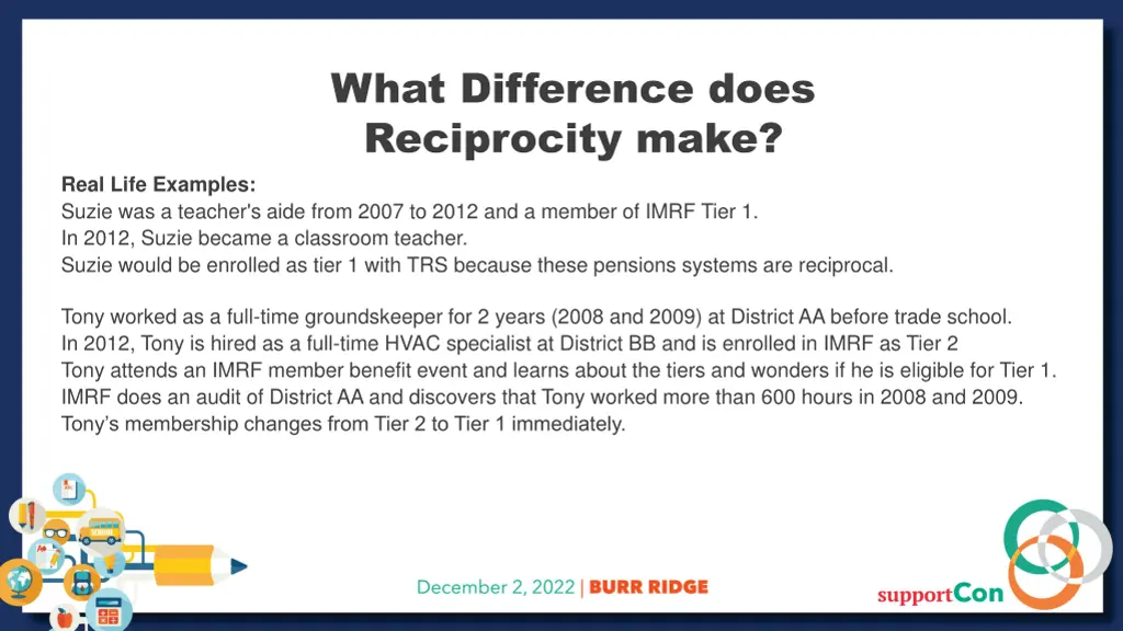 what difference does reciprocity make