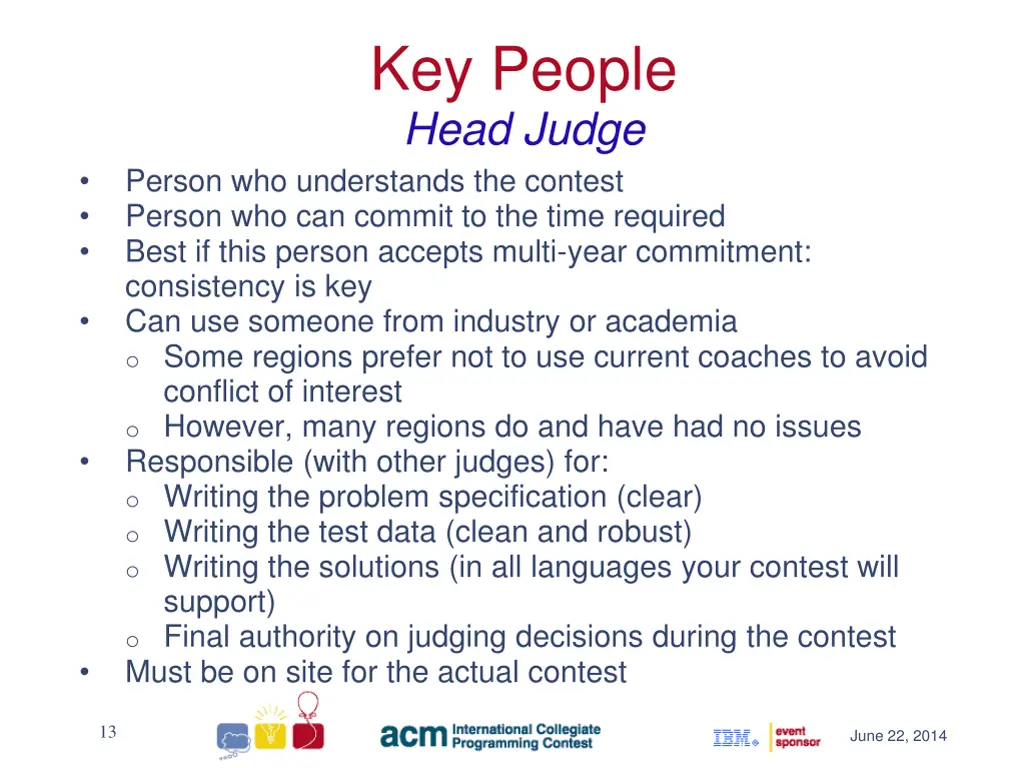 key people head judge