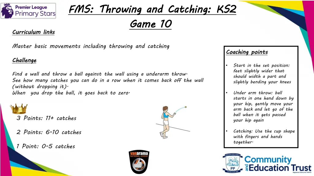 fms throwing and catching ks2 game 10