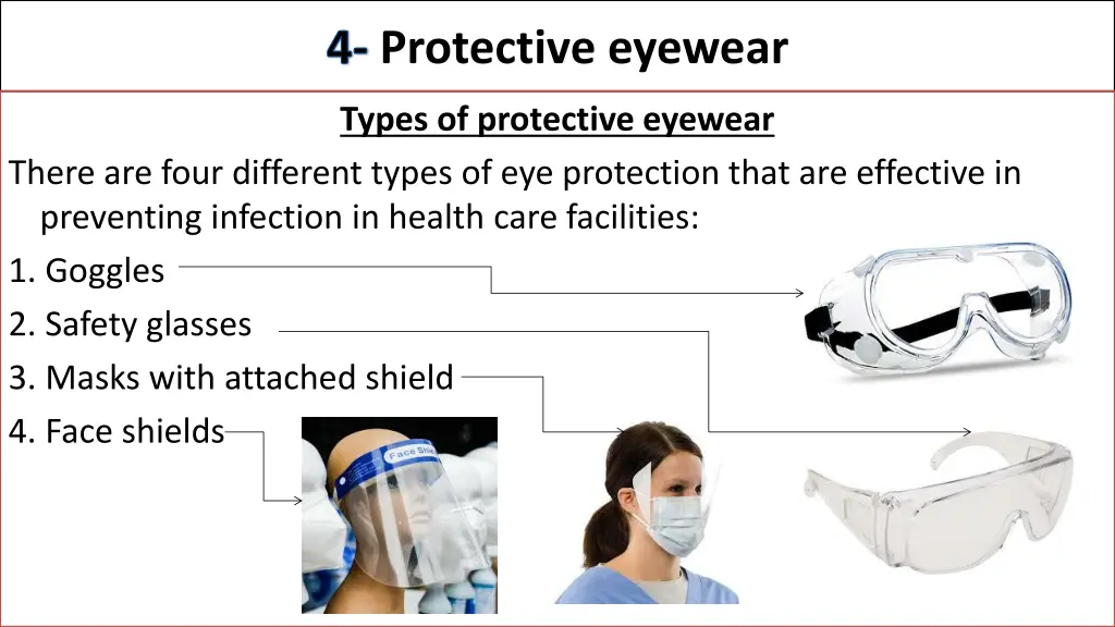 4 protective eyewear