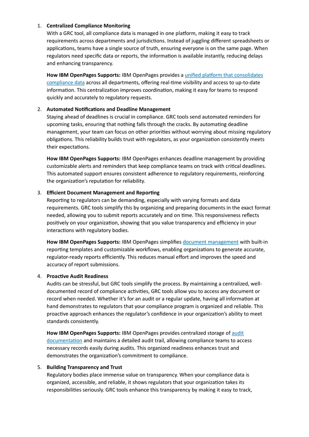 1 centralized compliance monitoring with