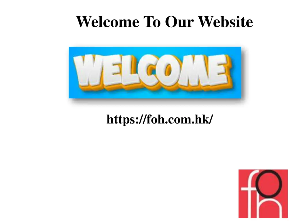 welcome to our website