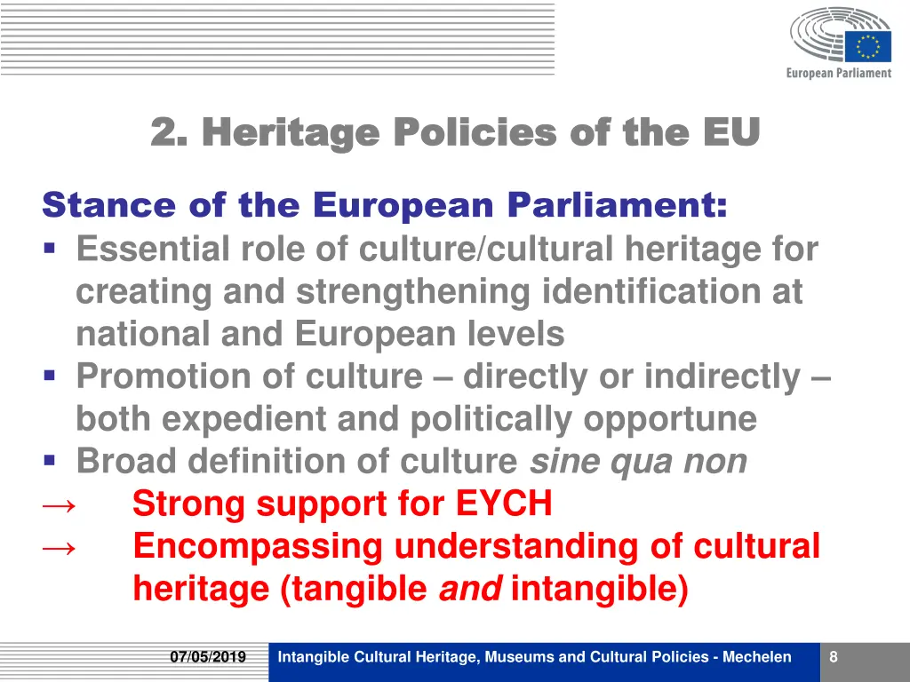 2 heritage policies of the eu 2 heritage policies 3