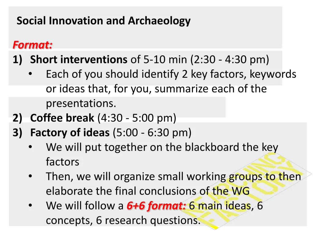 social innovation and archaeology 2