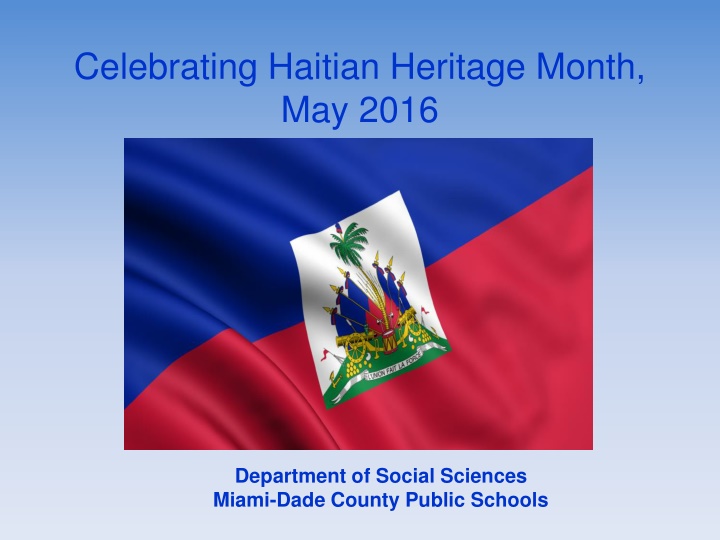 celebrating haitian heritage month may 2016