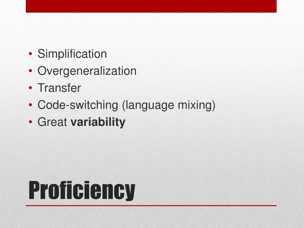 simplification overgeneralization transfer code