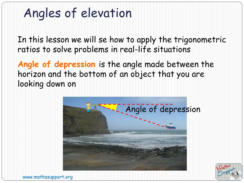 angles of elevation 1