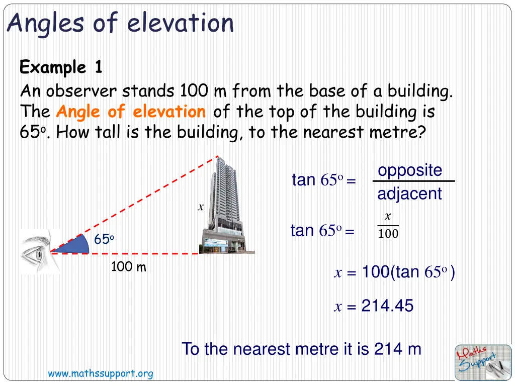 angles of elevation 2