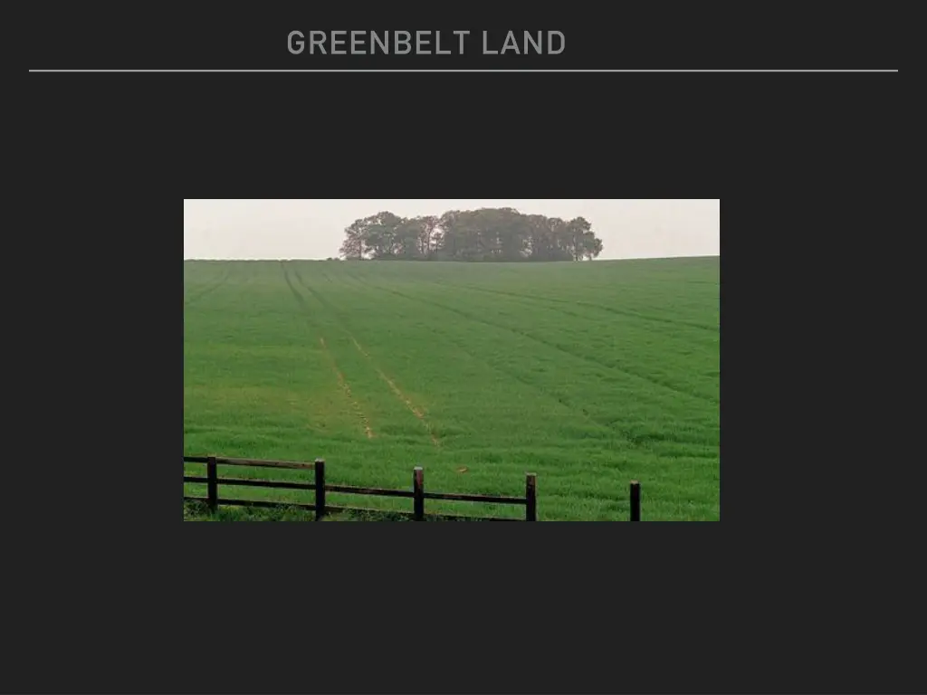 greenbelt land