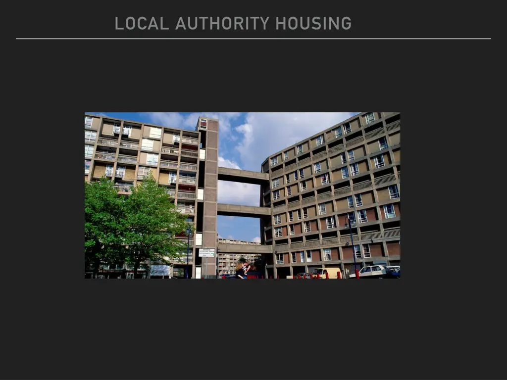 local authority housing