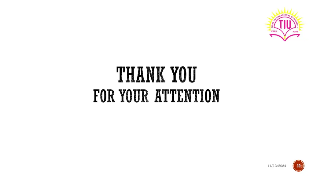 thank you for your attention