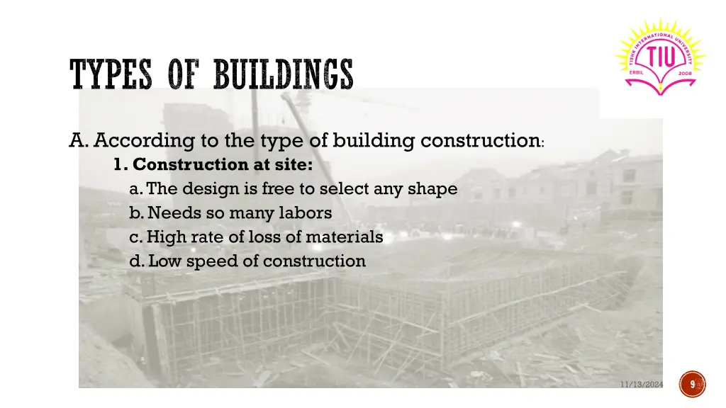 types of buildings