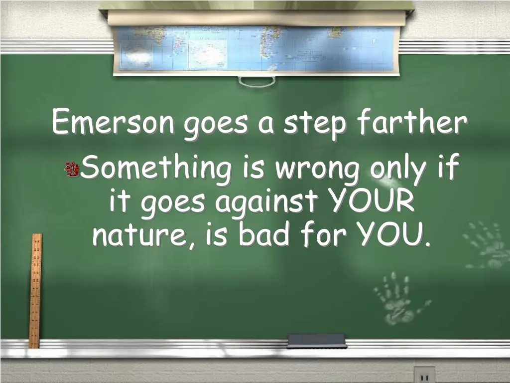 emerson goes a step farther something is wrong