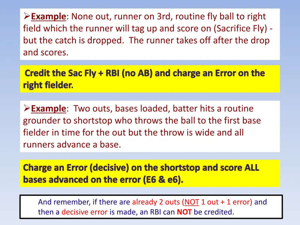 example none out runner on 3rd routine fly ball