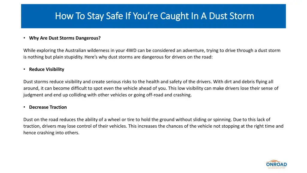 how to stay safe if you re caught in a dust storm 2