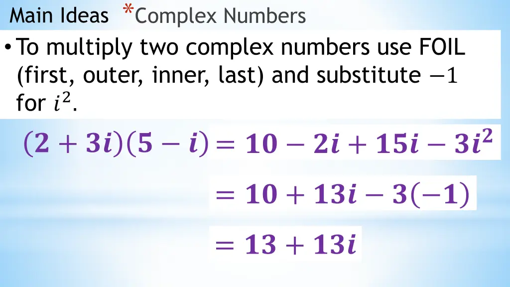 complex numbers 2