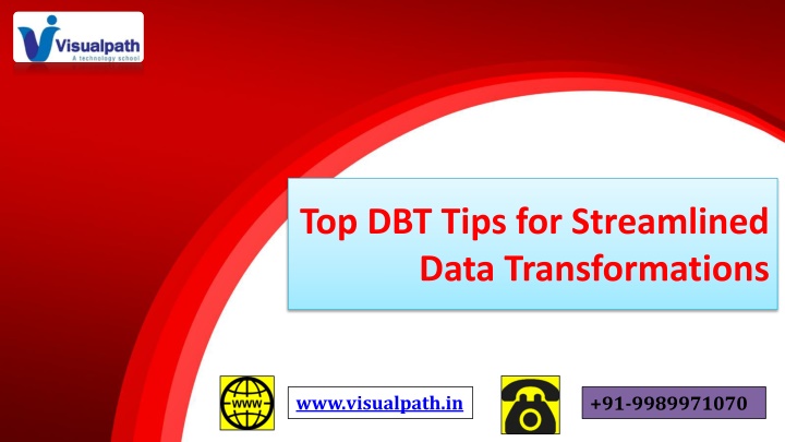 top dbt tips for streamlined data transformations