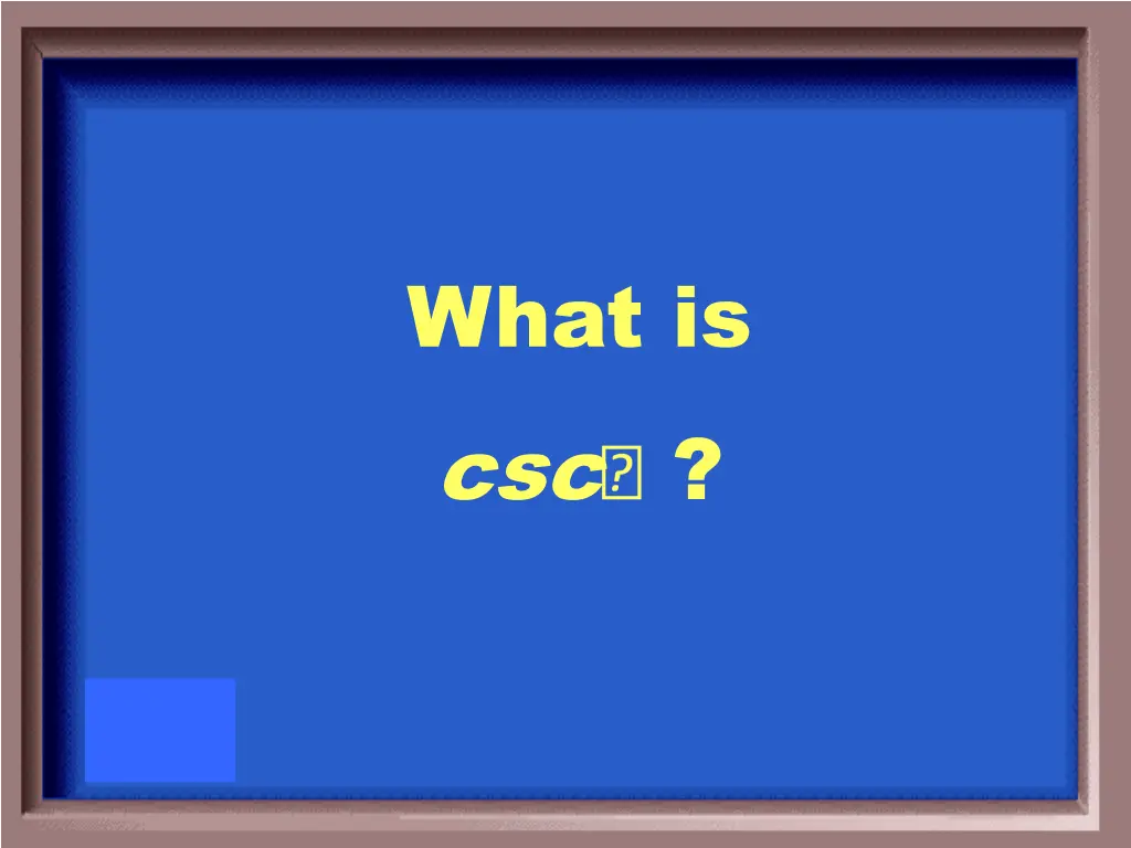 what is csc