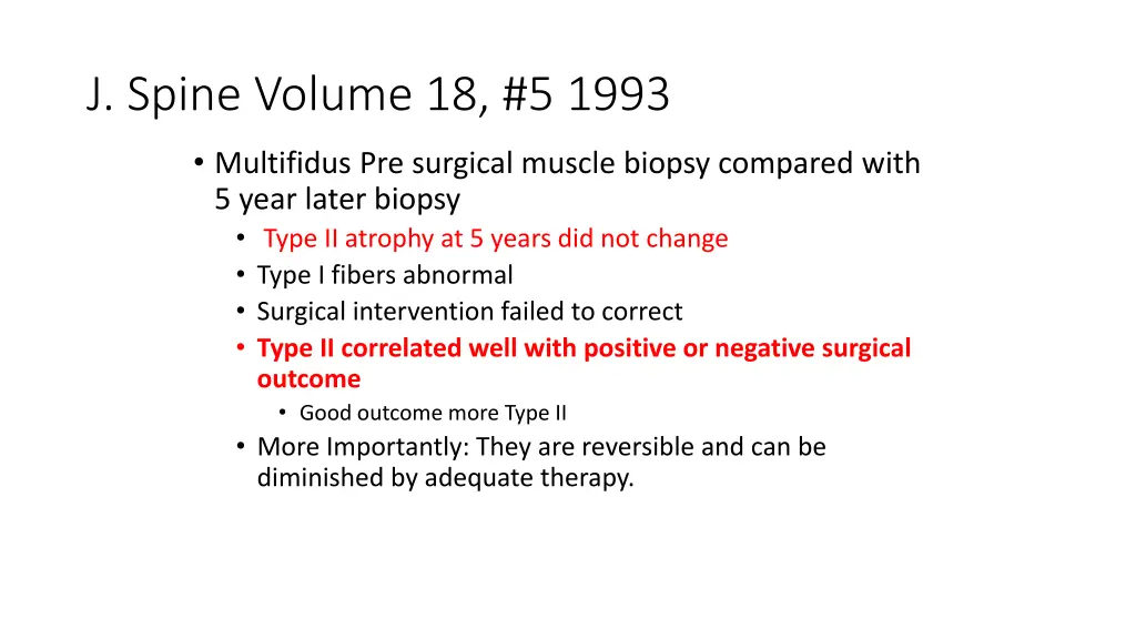 j spine volume 18 5 1993