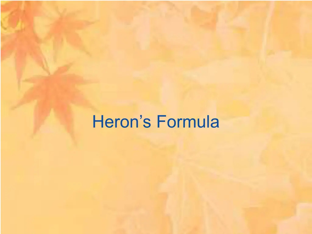 heron s formula