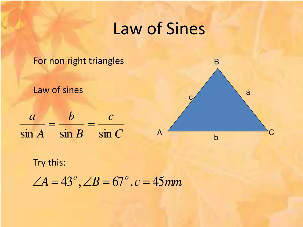 law of sines 1