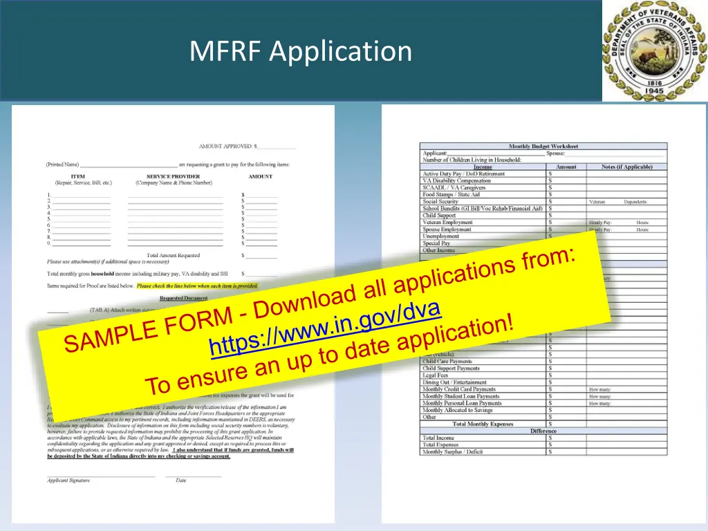 mfrf application 1