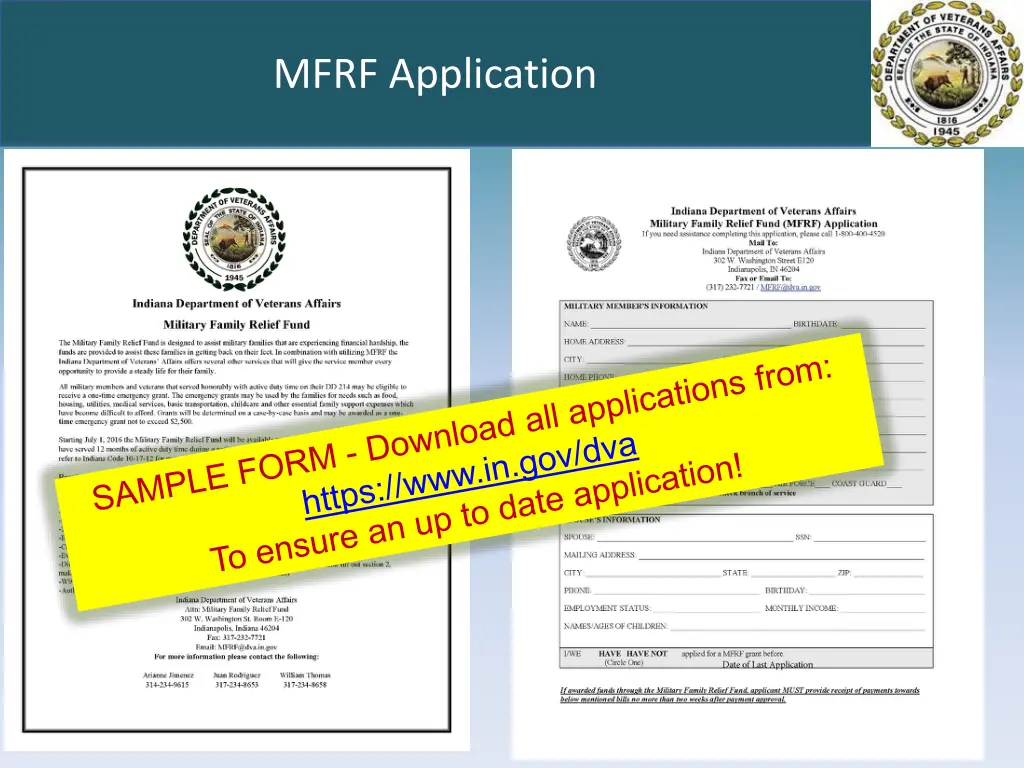 mfrf application