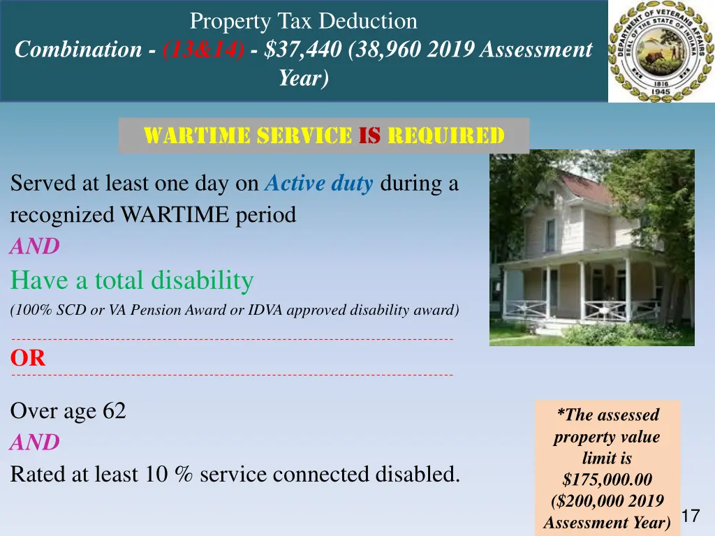 property tax deduction 1