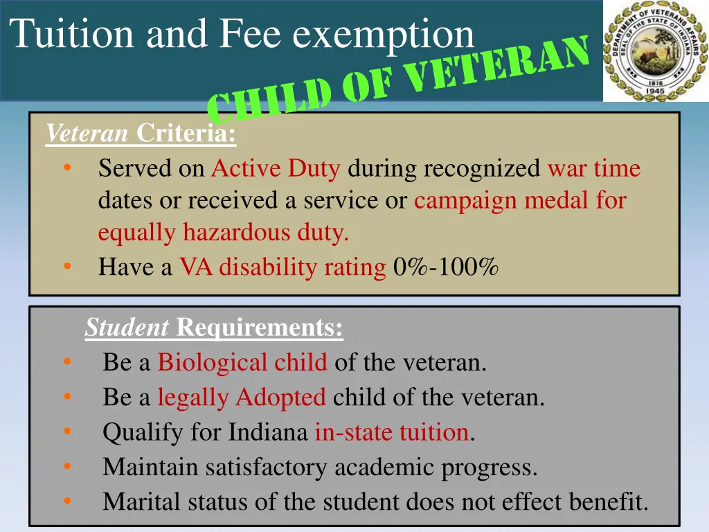 tuition and fee exemption 1