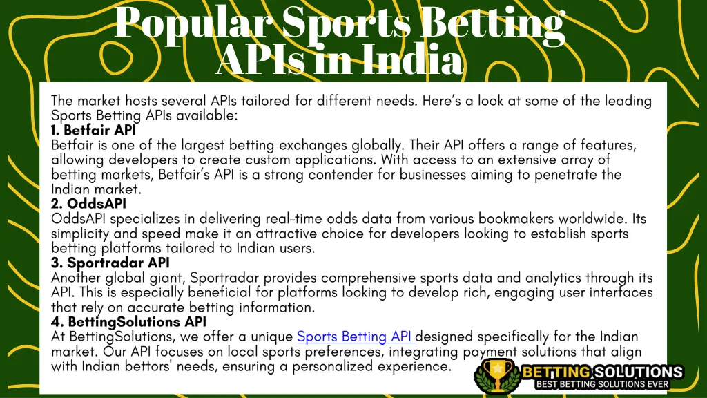 popular sports betting apis in india