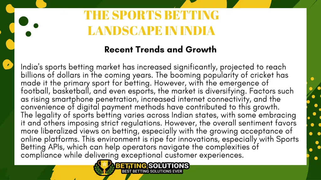 the sports betting landscape in india