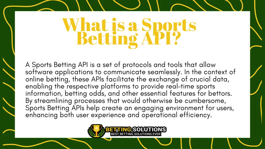 what is a sports betting api