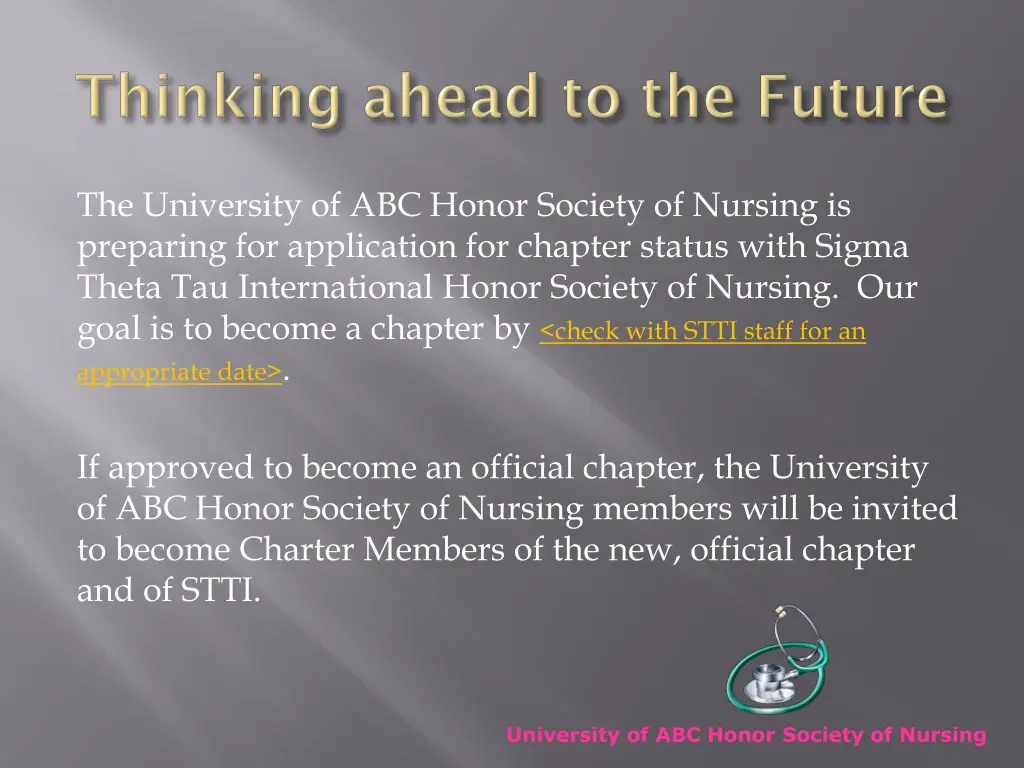 the university of abc honor society of nursing 1