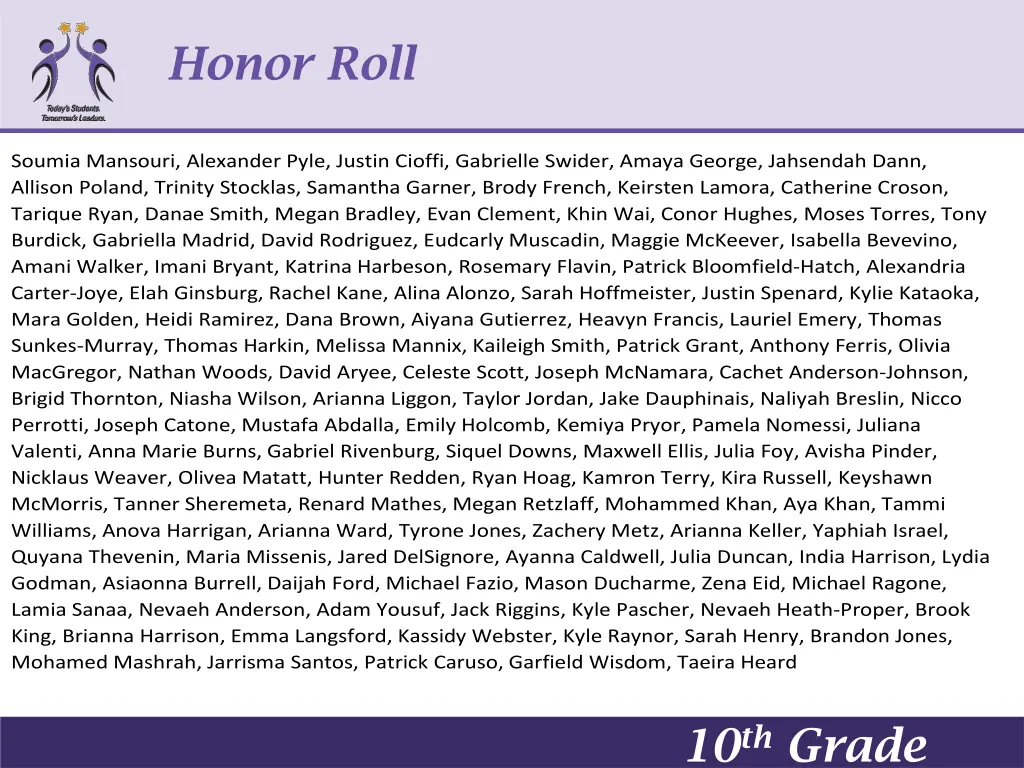 honor roll 1