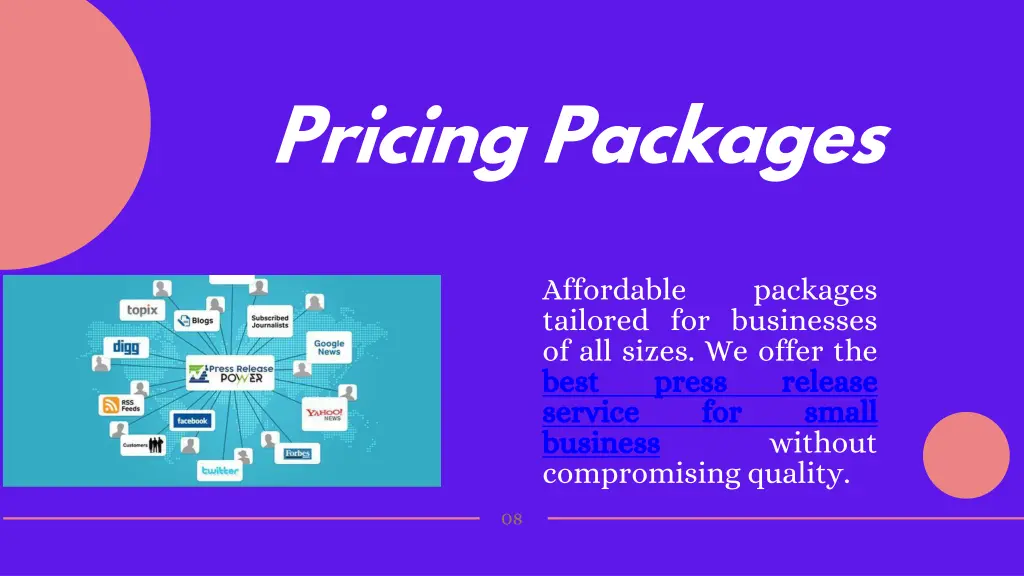 pricing packages