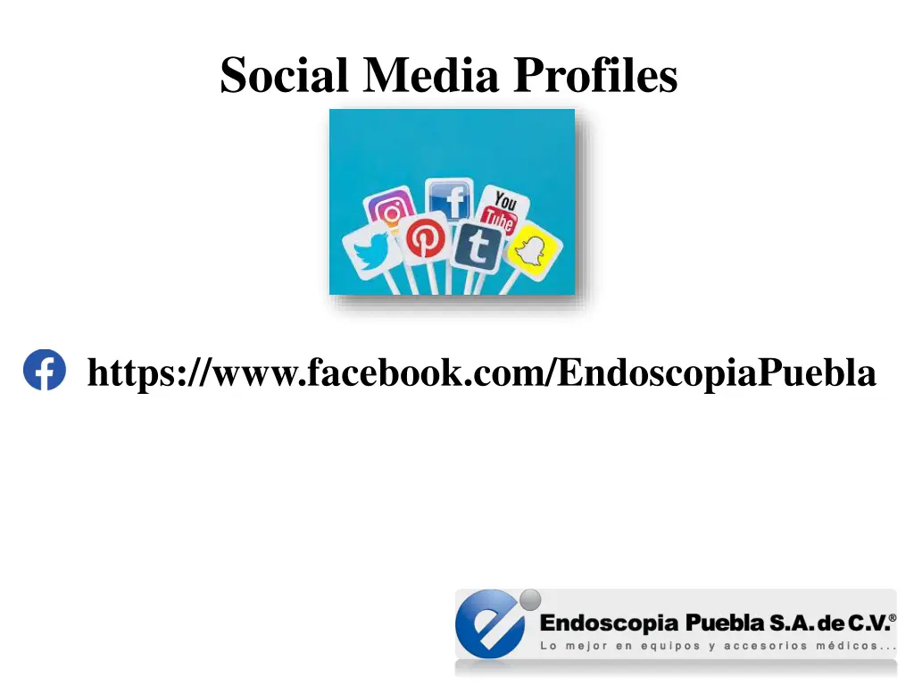 social media profiles