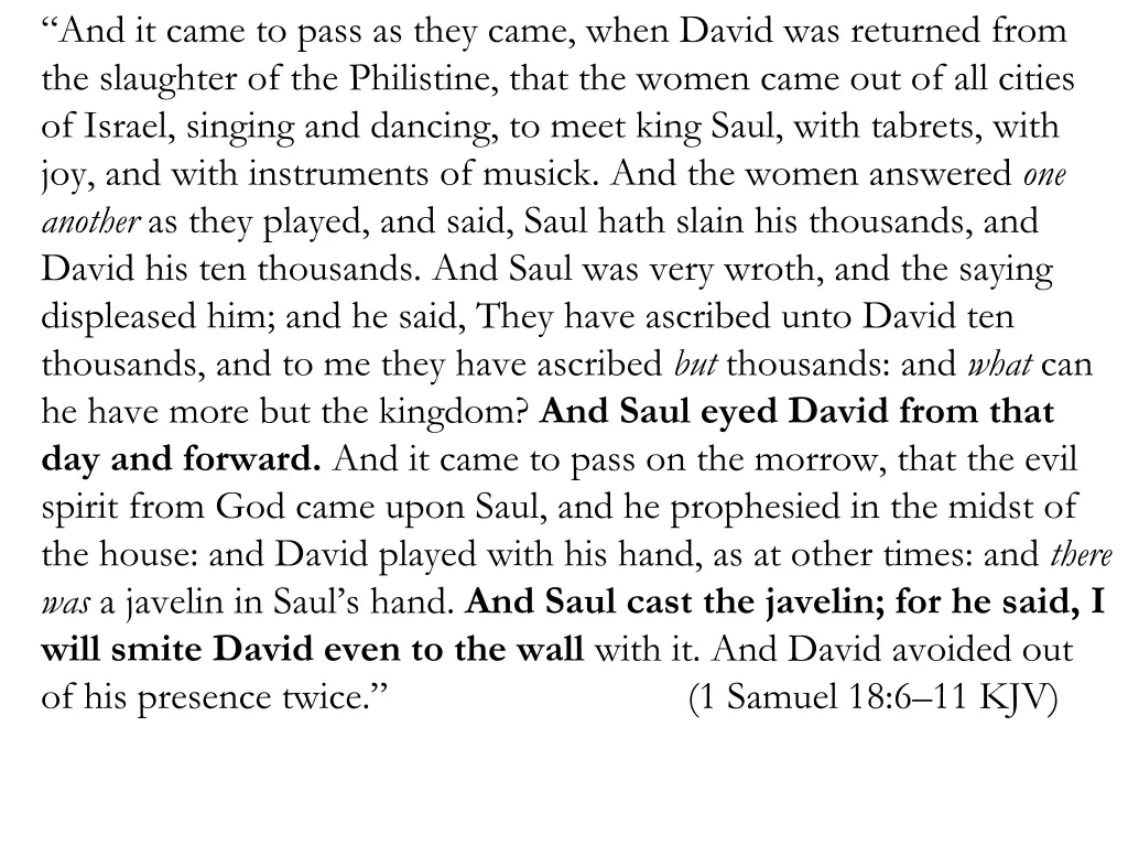 and it came to pass as they came when david