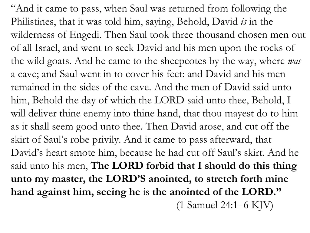 and it came to pass when saul was returned from