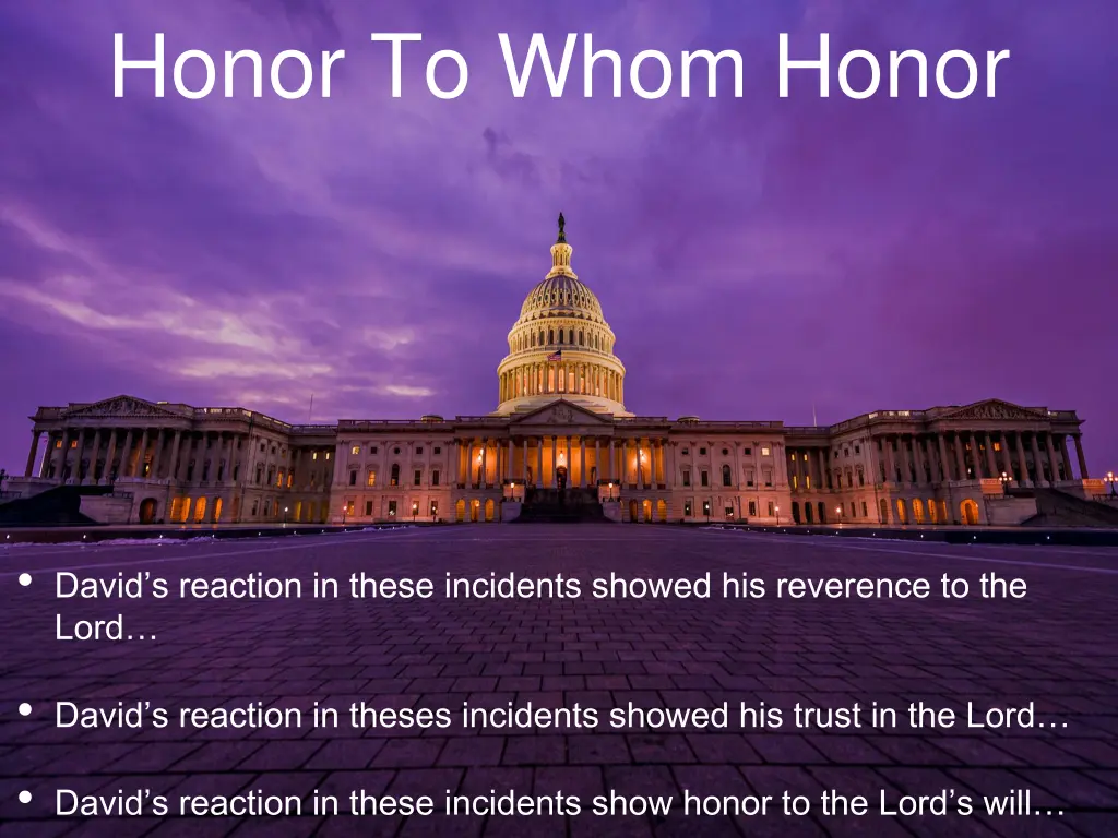 honor to whom honor 15