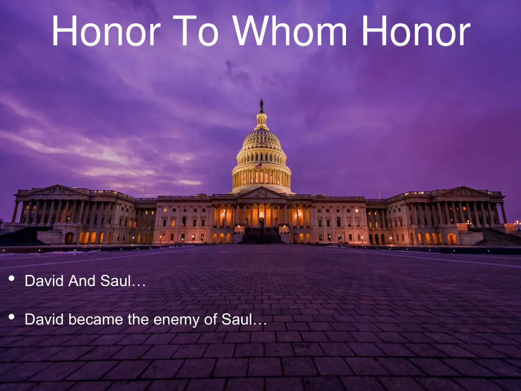 honor to whom honor 2