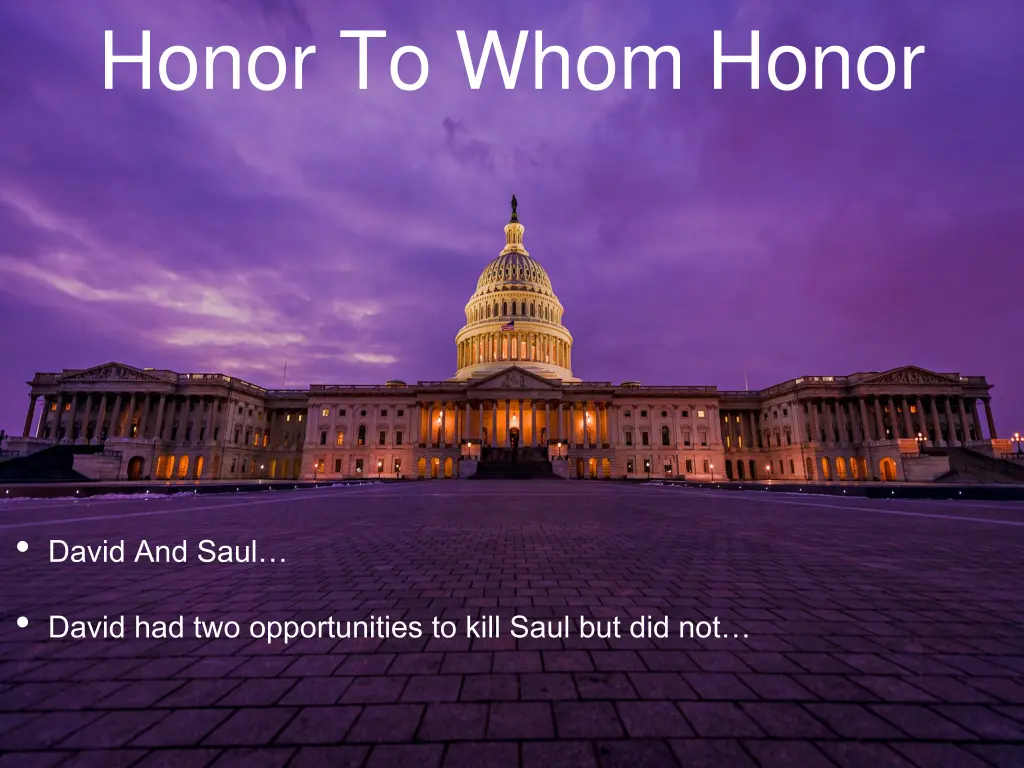 honor to whom honor 3