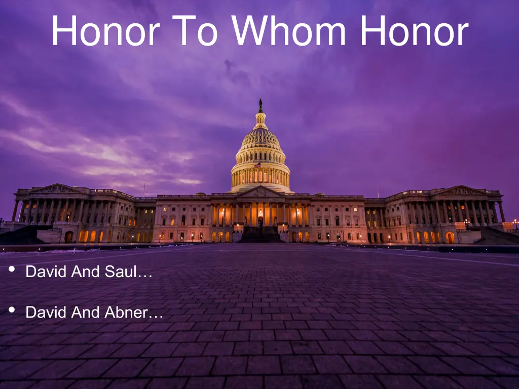 honor to whom honor 5